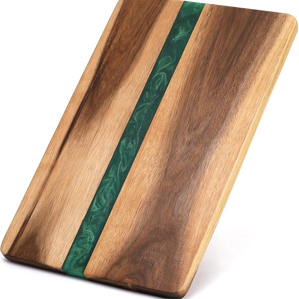 Wave Green, Wave, Sea, Charcuterie Acacia Wood Board 39×25 CM