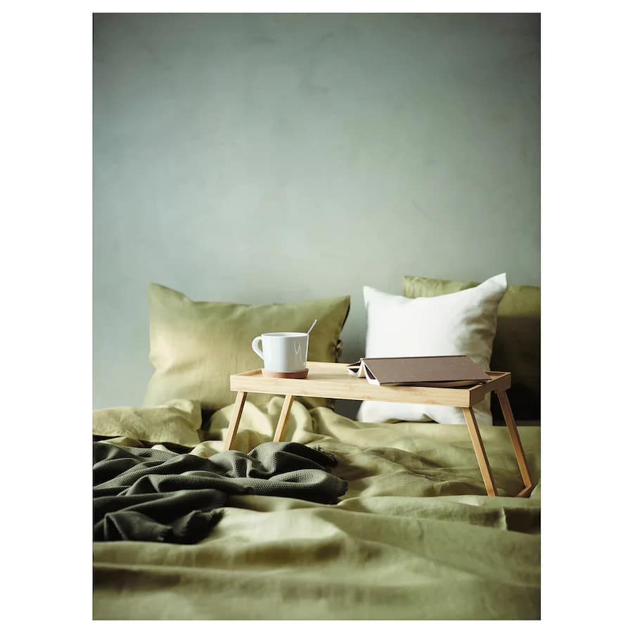 Mix tile painted-effect bamboo lap tray - Mediterranean home decor by Bonnymia