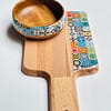 New Mix Tile painted effect Snack Bowl Monkey Pod Salad bowl One - Image 38