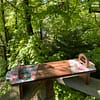 Mix Tile Painted Effect Platter Stand 17cm (H) x 15cm (W) x 52cm (L) - Image 13