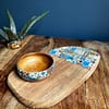 New Mix Tile painted effect Snack Bowl Monkey Pod Salad bowl One - Image 23