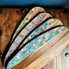 Not So Perfect Bright Blue Mix Tile Painted Effect Charcuterie Acacia Wood Board H2 x W52 x D20cm - Image 4