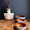 New Mix Tile painted effect Snack Bowl Monkey Pod Salad bowl One - Image 21