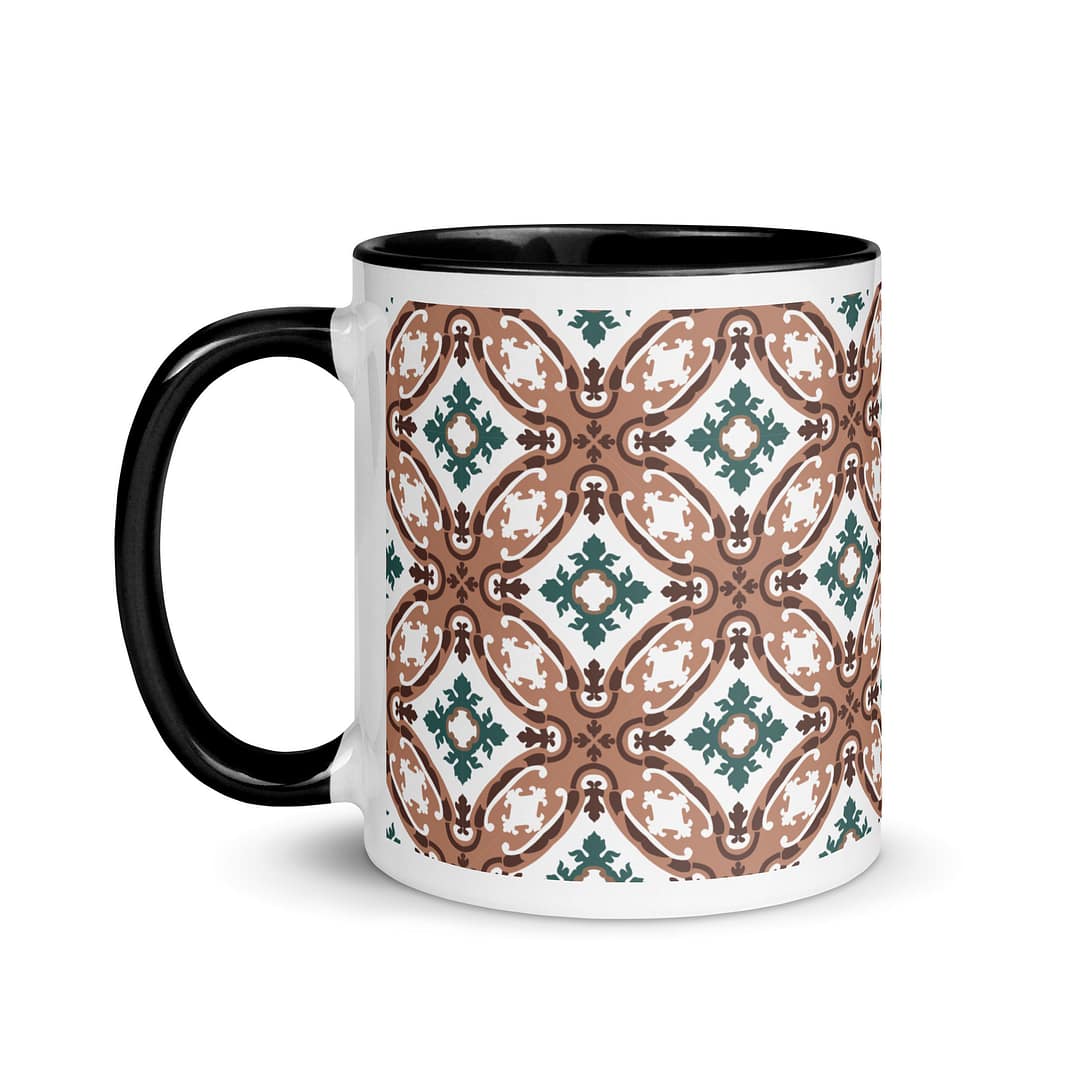 Attard Tile Mug with Color Inside - Image 4