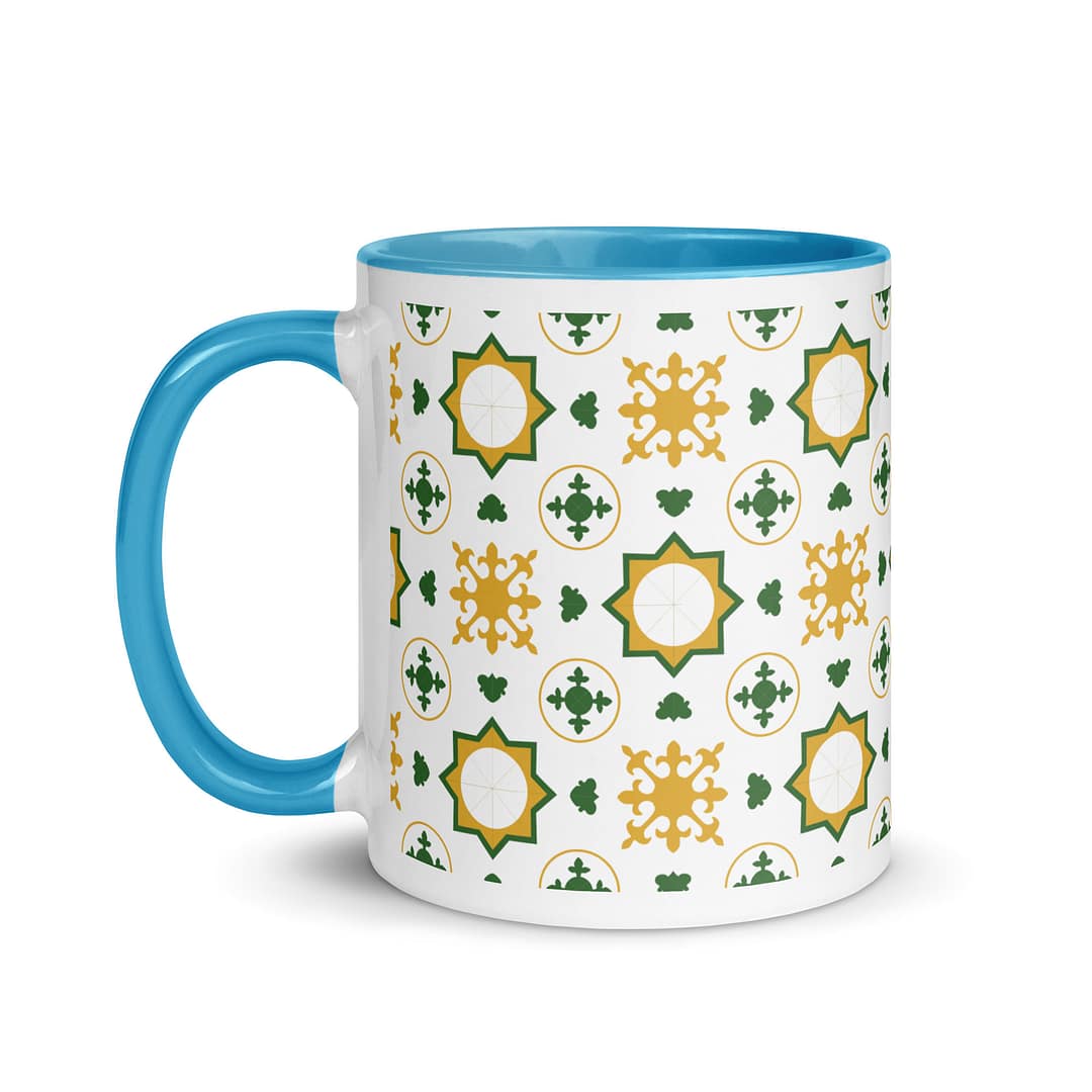 Nanna Bugia Tile Mug with Color Inside - Image 13