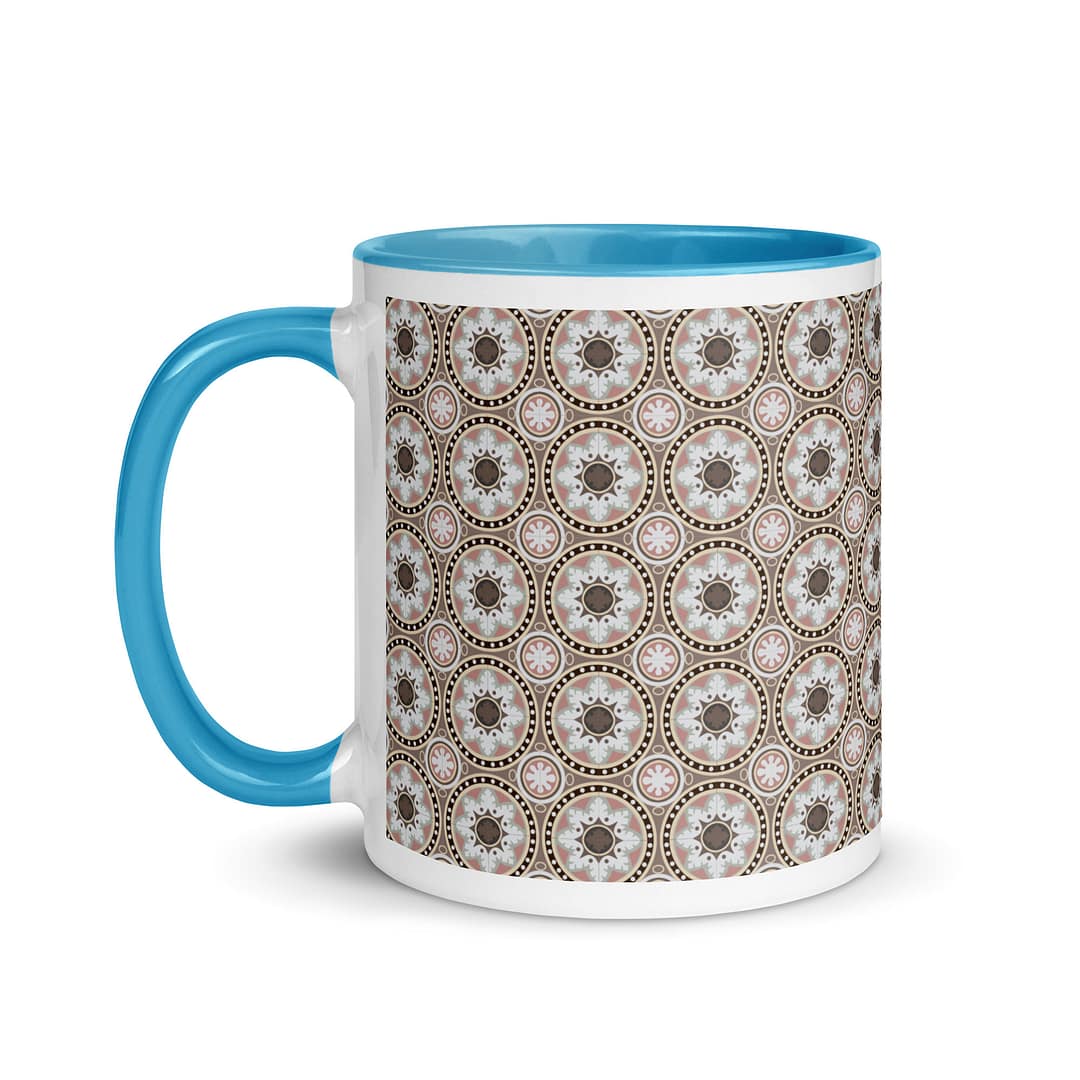 Queens Residence Tile Mug with Color Inside - Image 13