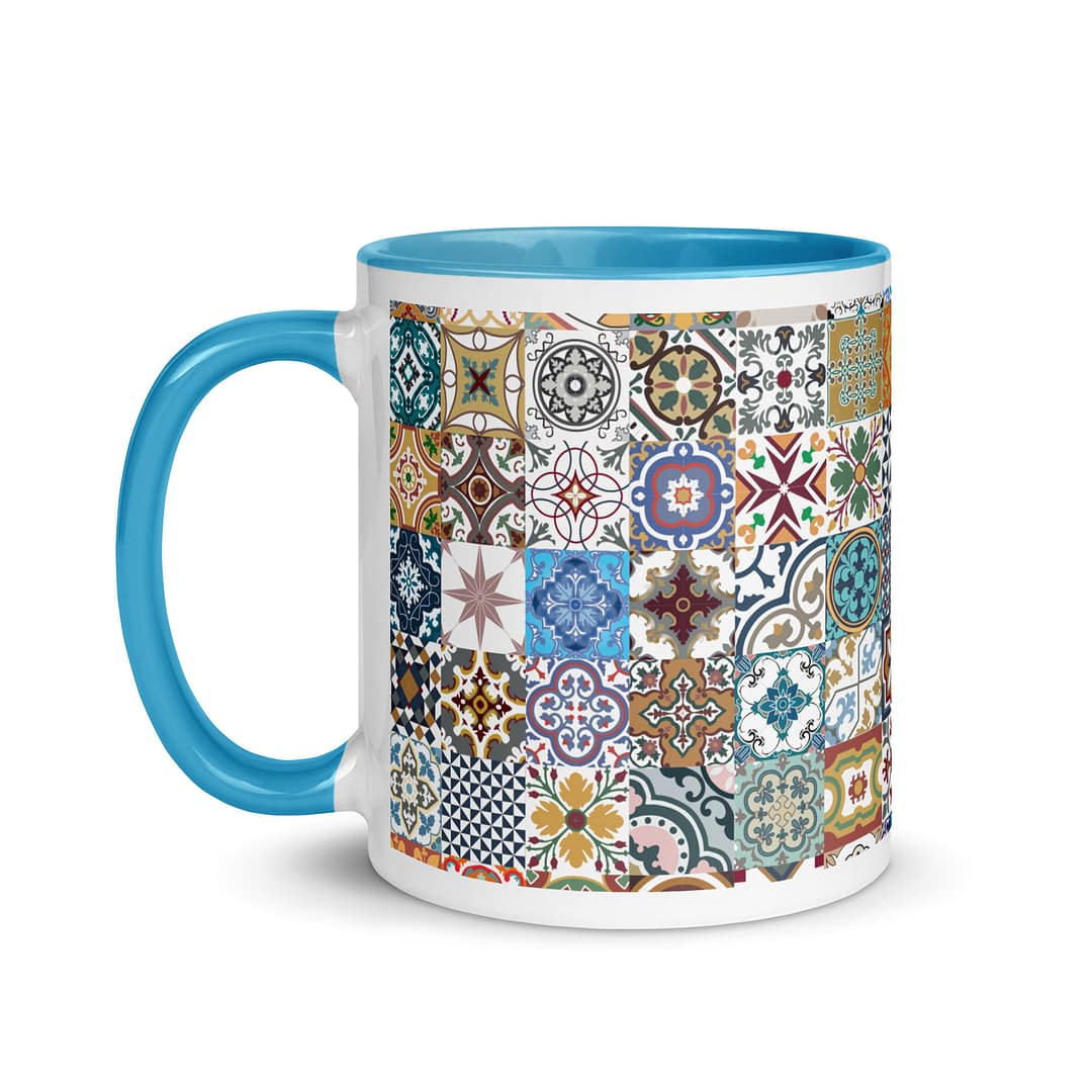New Mix Tile Mug with Color Inside - Image 13
