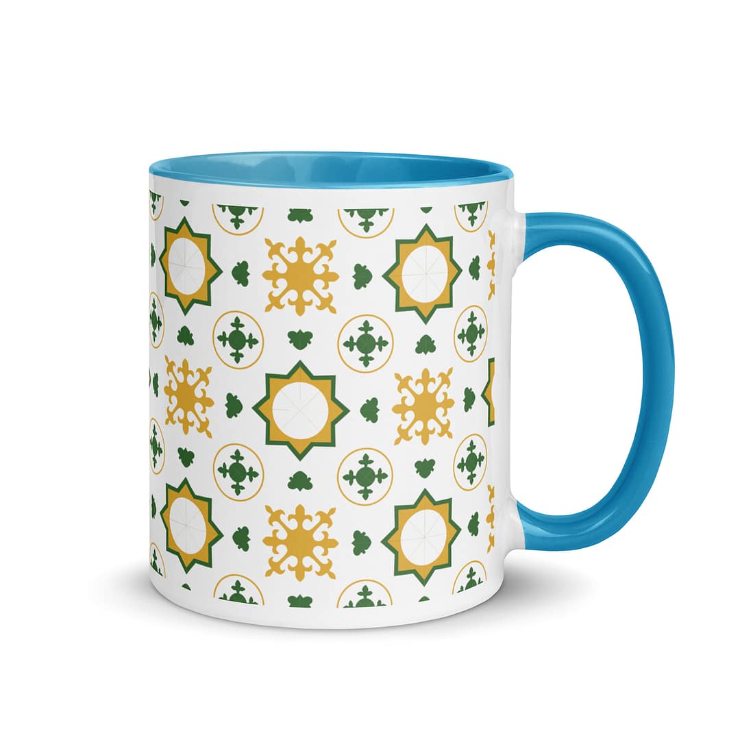 Nanna Bugia Tile Mug with Color Inside - Image 11