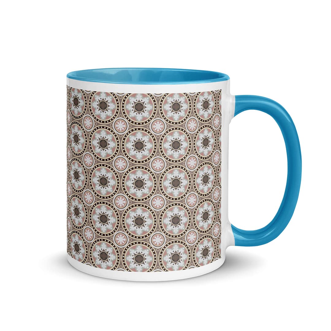 Queens Residence Tile Mug with Color Inside - Image 11