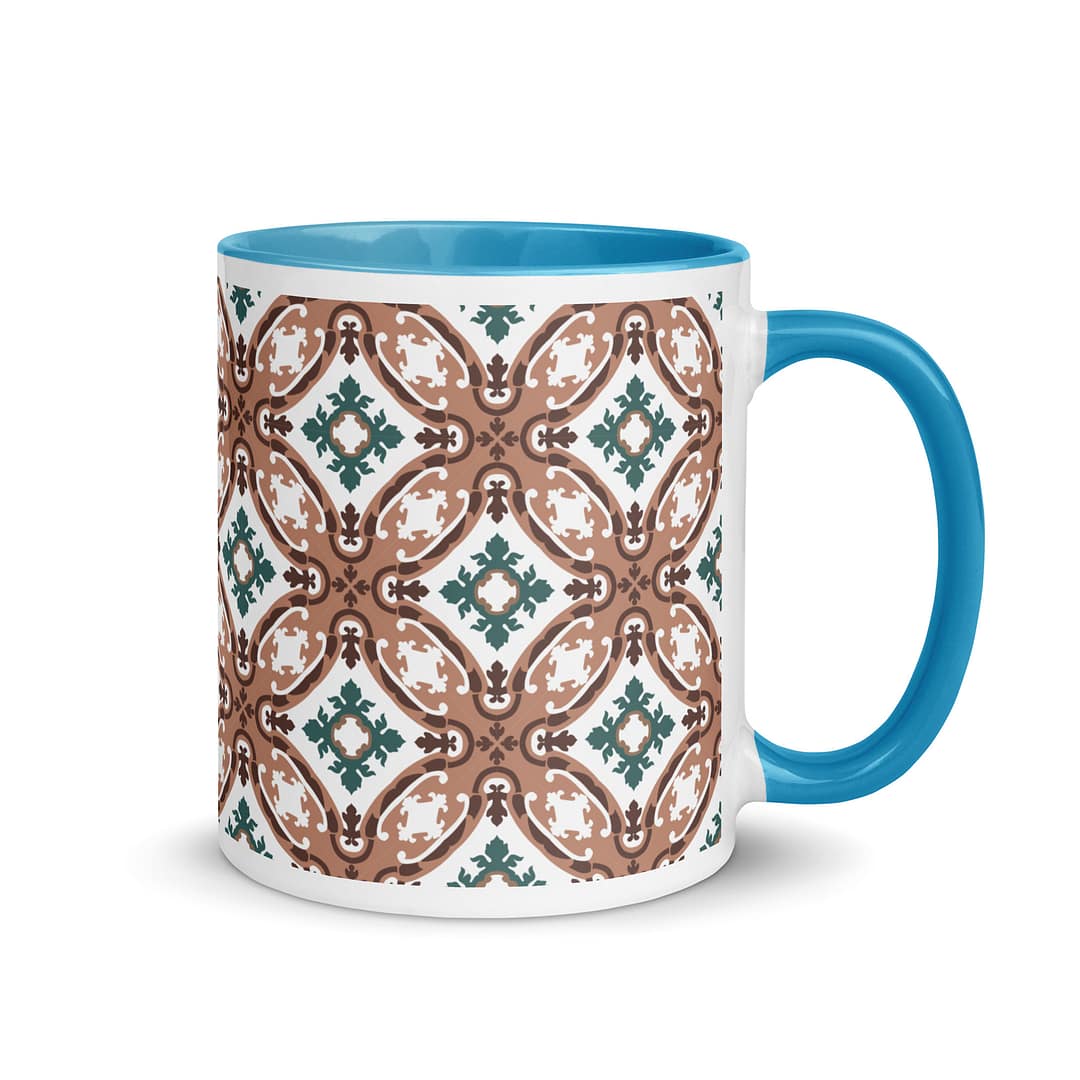 Attard Tile Mug with Color Inside - Image 11