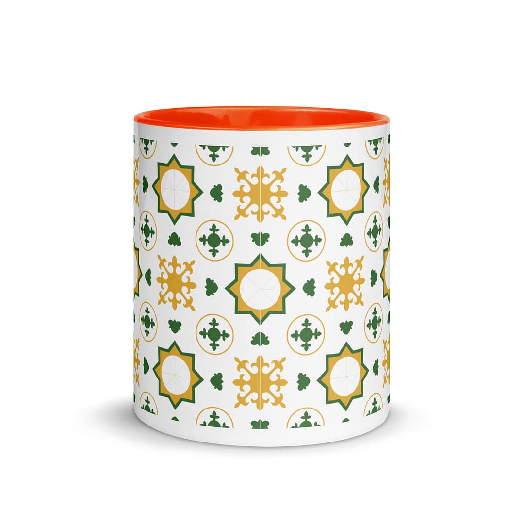 Nanna Bugia Tile Mug with Color Inside - Image 9
