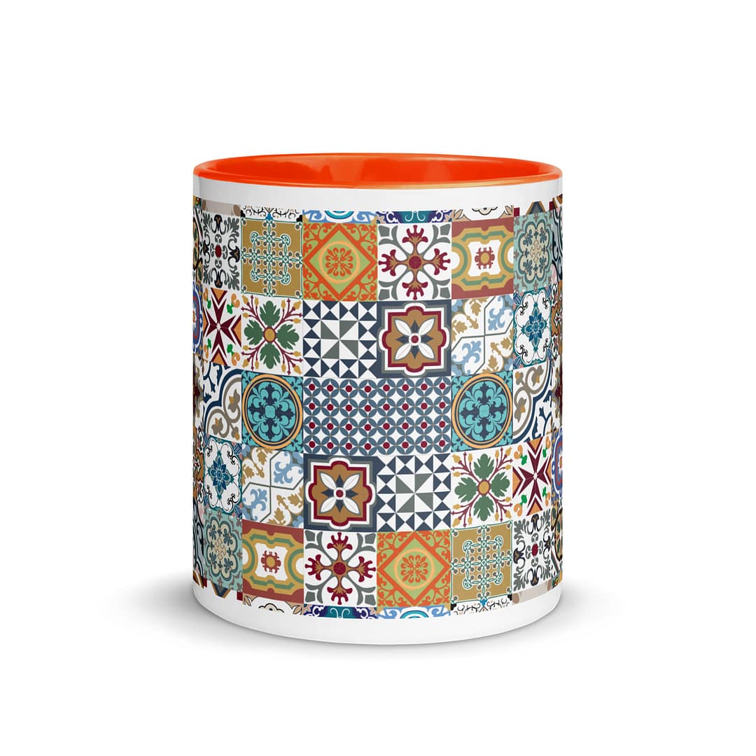 New Mix Tile Mug with Color Inside - Image 9