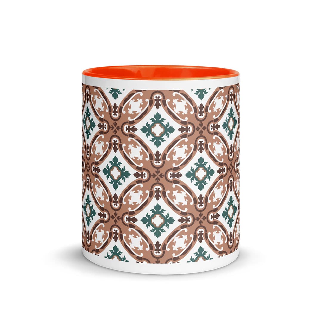 Attard Tile Mug with Color Inside - Image 9