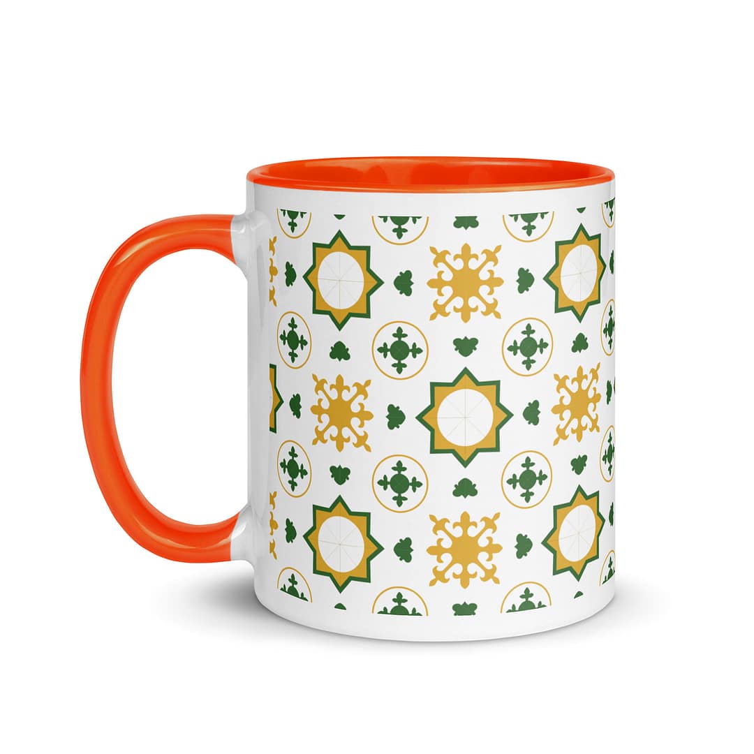 Nanna Bugia Tile Mug with Color Inside - Image 10