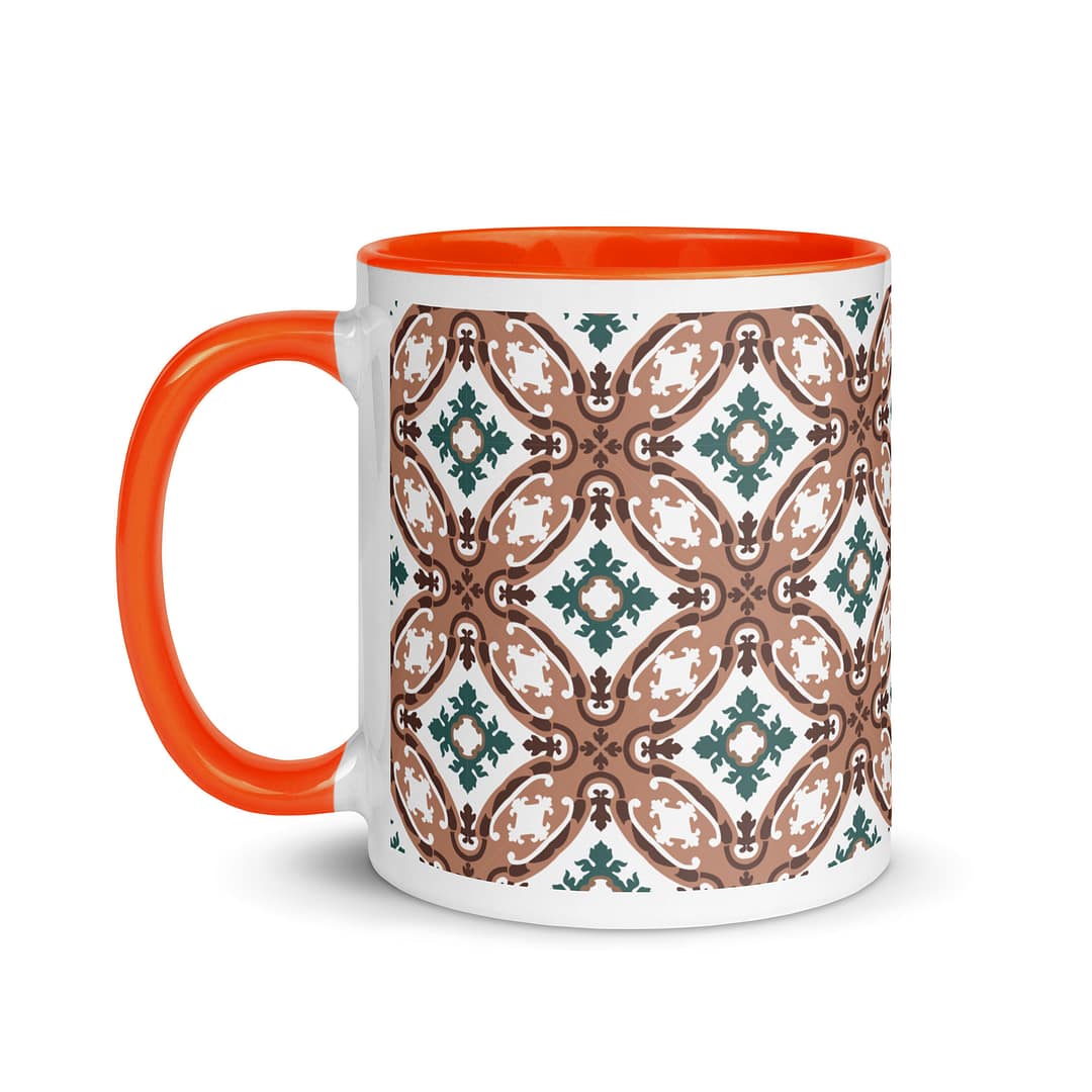 Attard Tile Mug with Color Inside - Image 10
