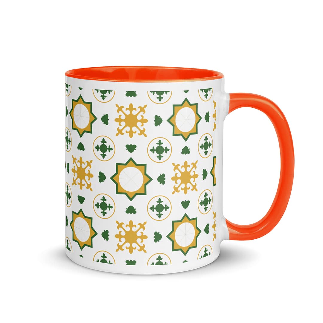 Nanna Bugia Tile Mug with Color Inside - Image 8