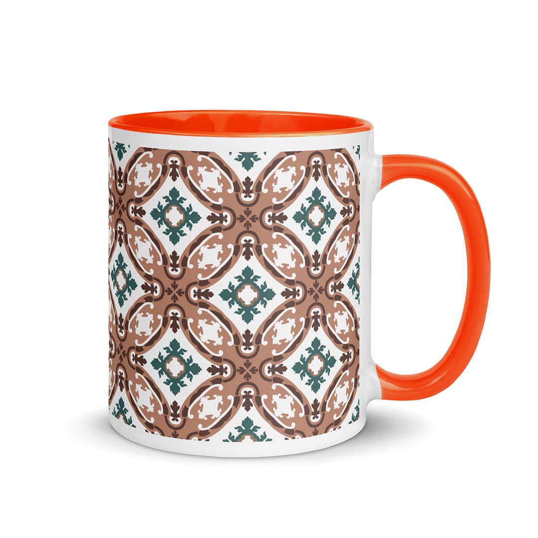 Attard Tile Mug with Color Inside - Image 8