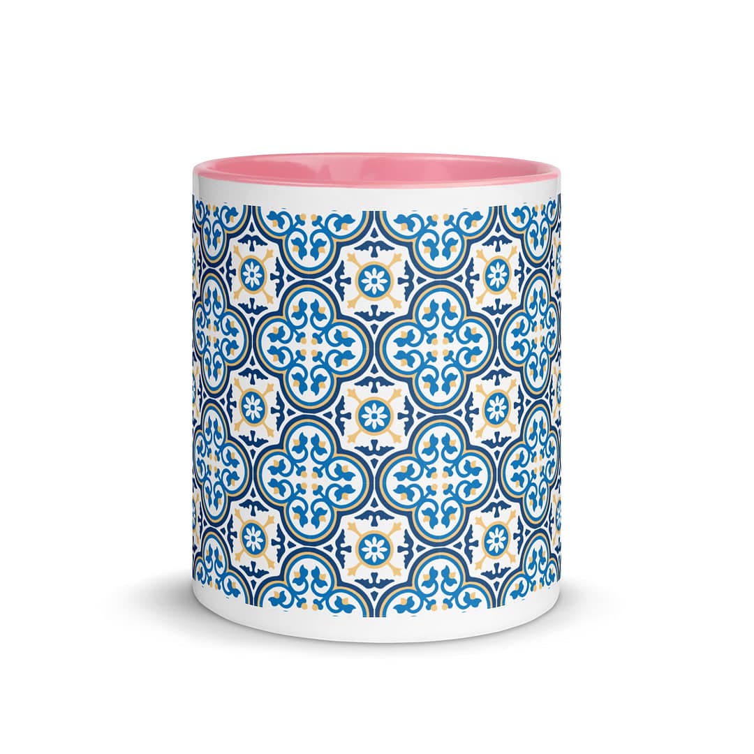 Nanna Blue Tile Mug with Color Inside - Image 14