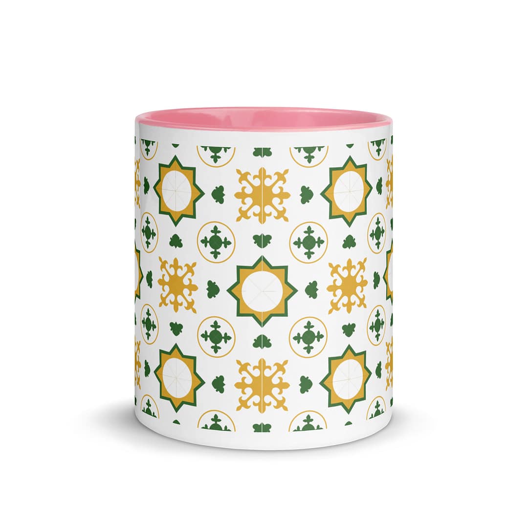 Nanna Bugia Tile Mug with Color Inside - Image 15