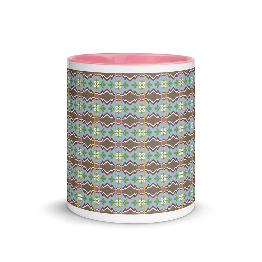 Zigzag Tile Mug with Color Inside - Image 15