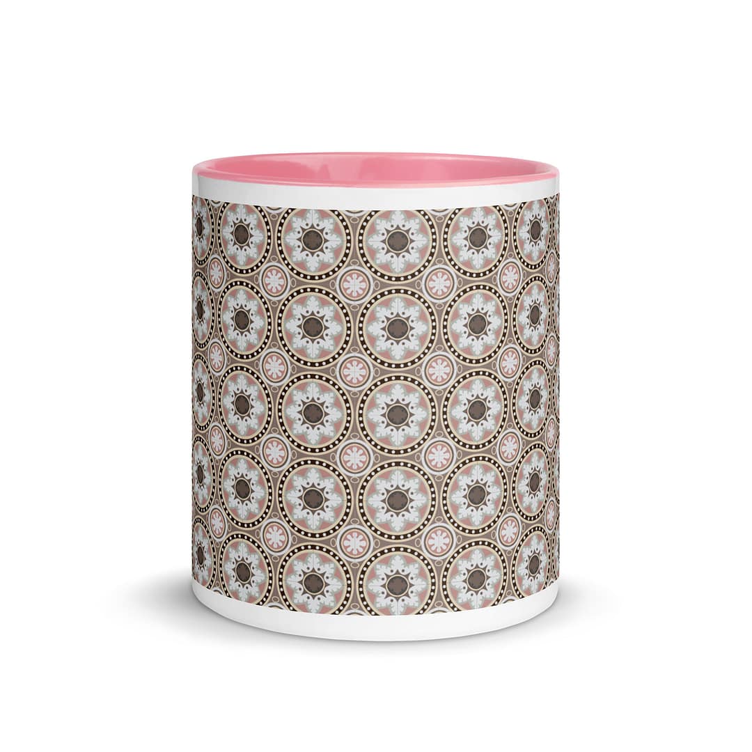 Queens Residence Tile Mug with Color Inside - Image 15