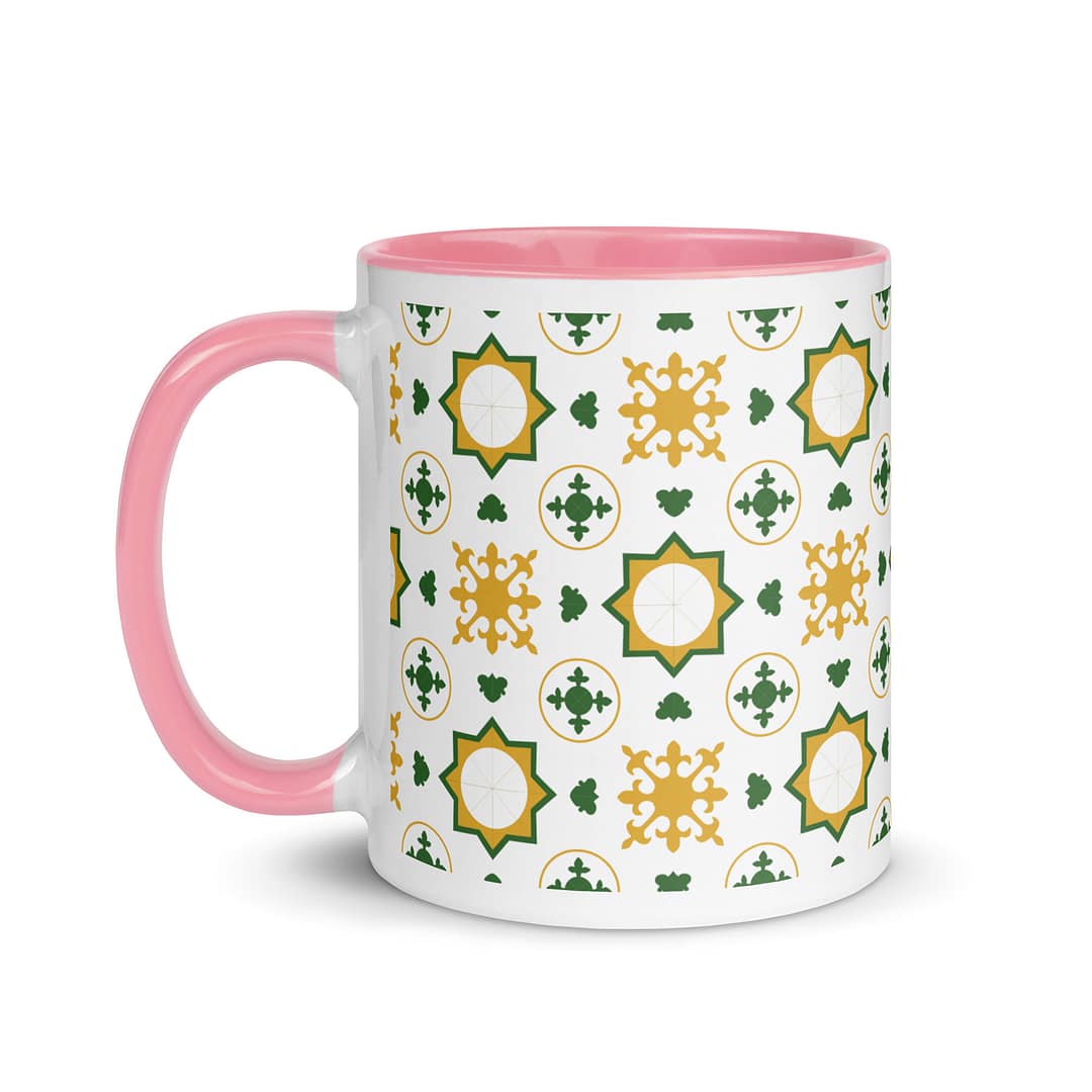 Nanna Bugia Tile Mug with Color Inside - Image 16
