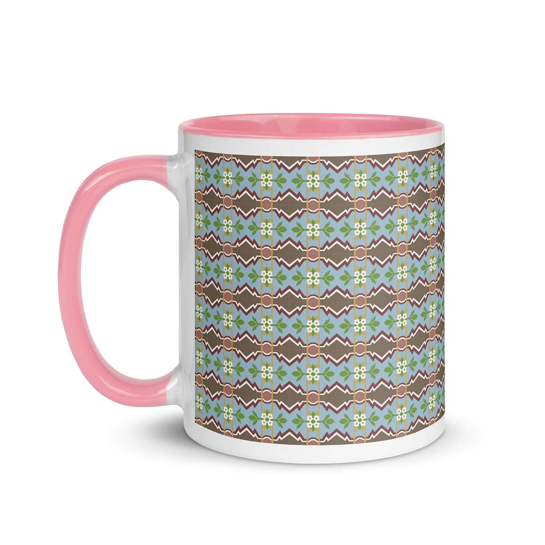 Zigzag Tile Mug with Color Inside - Image 16