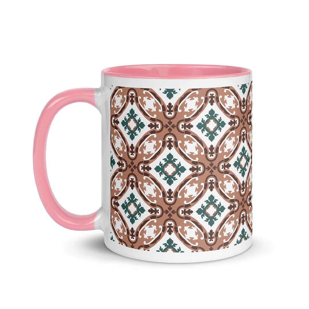 Attard Tile Mug with Color Inside - Image 16