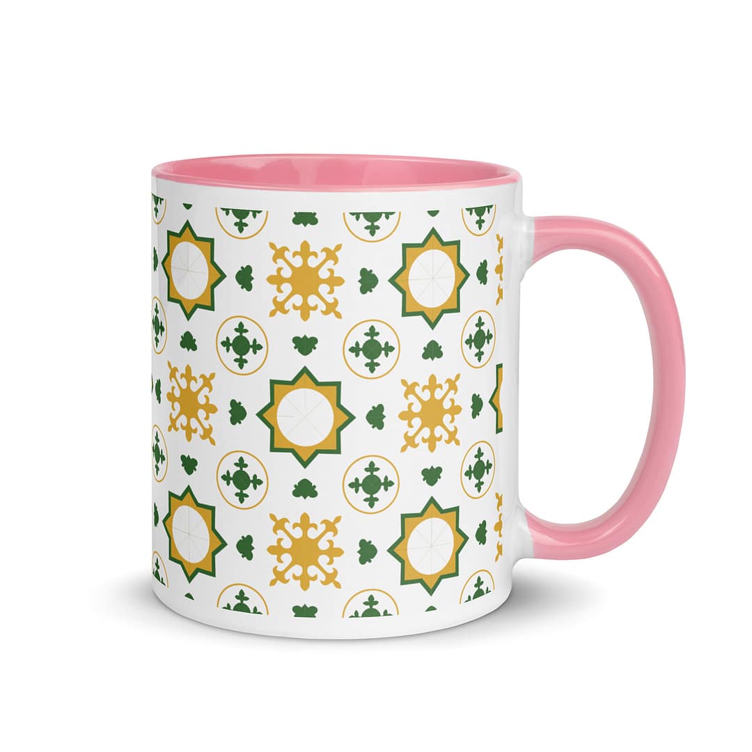 Nanna Bugia Tile Mug with Color Inside - Image 14