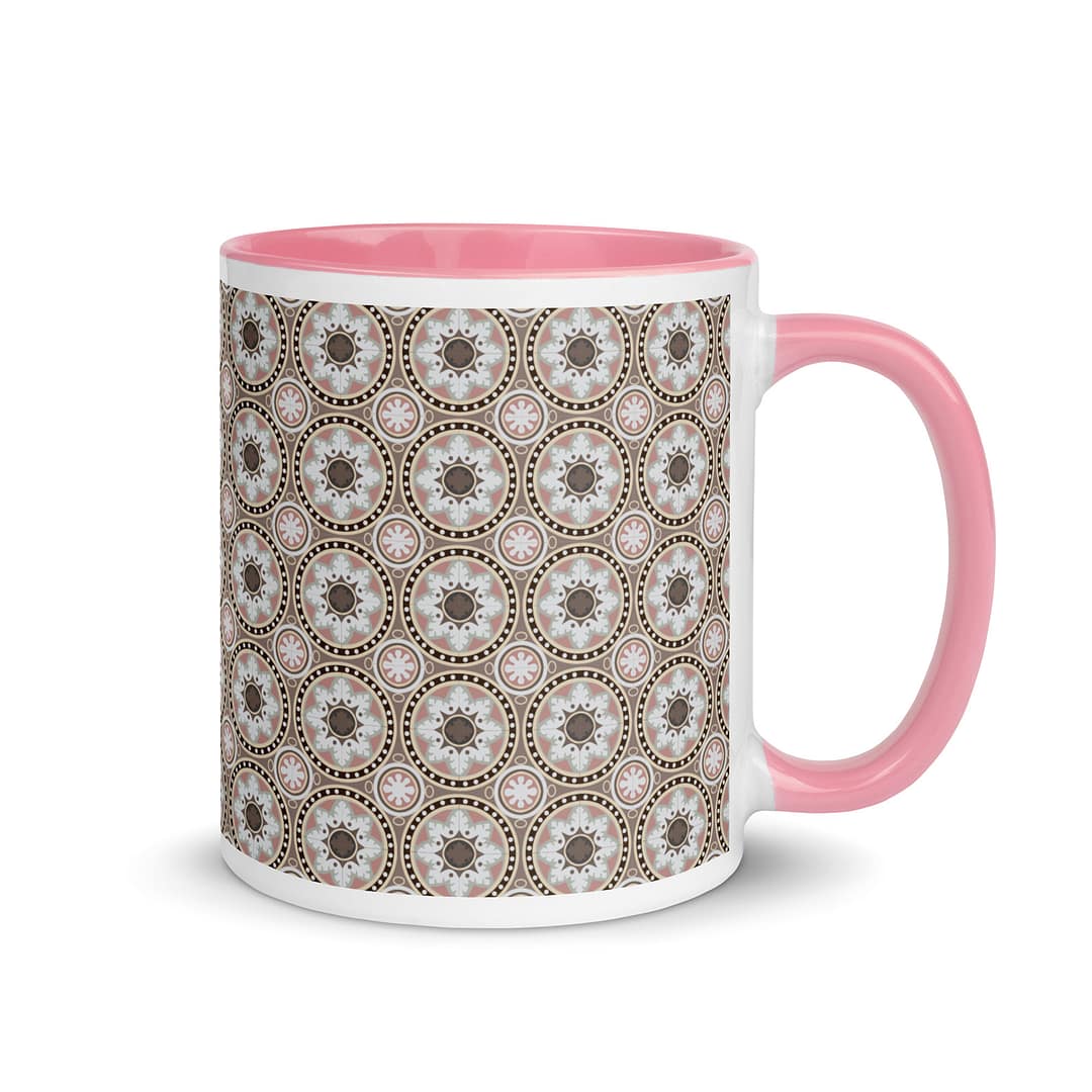 Queens Residence Tile Mug with Color Inside - Image 14