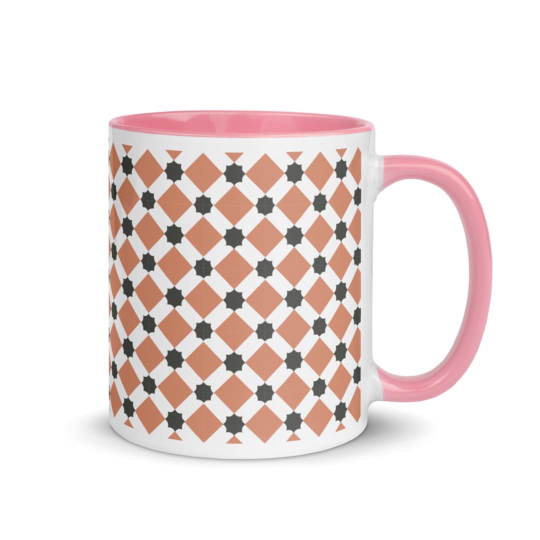 Pink Diamond Mug with Color Inside - Image 14