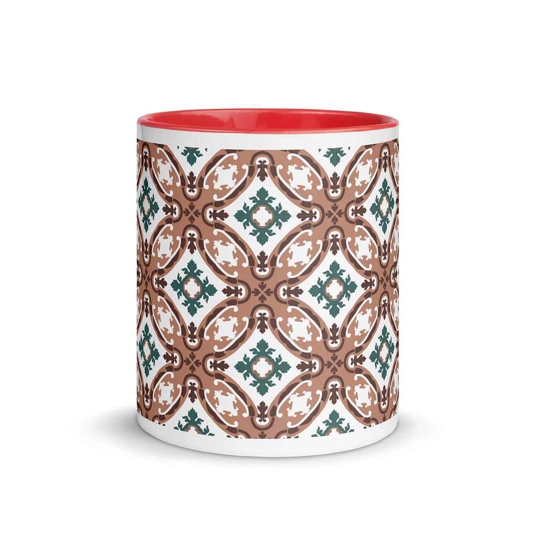 Attard Tile Mug with Color Inside - Image 6