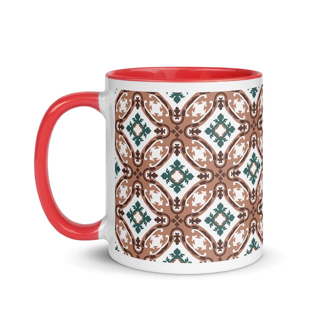 Attard Tile Mug with Color Inside - Image 7