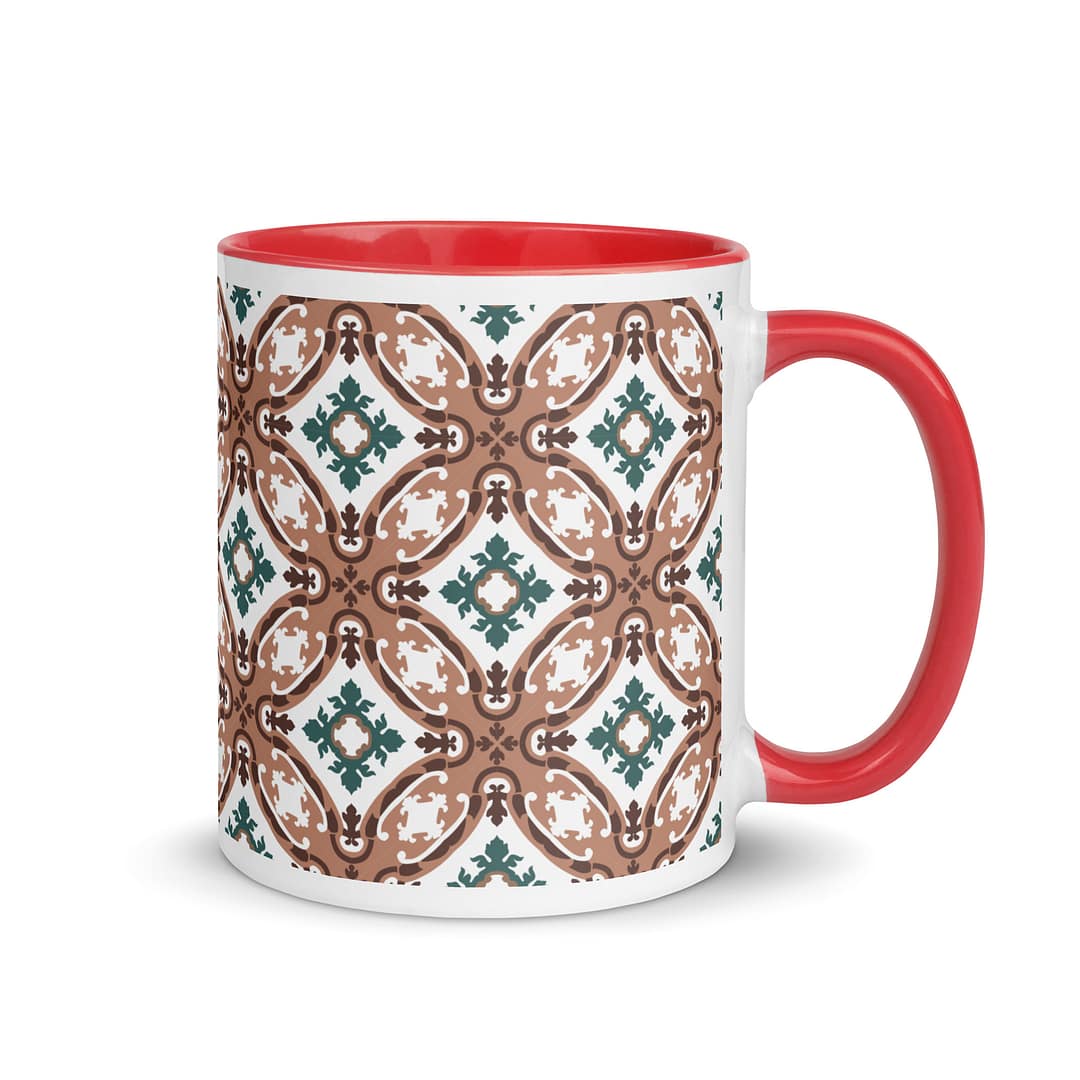 Attard Tile Mug with Color Inside - Image 5