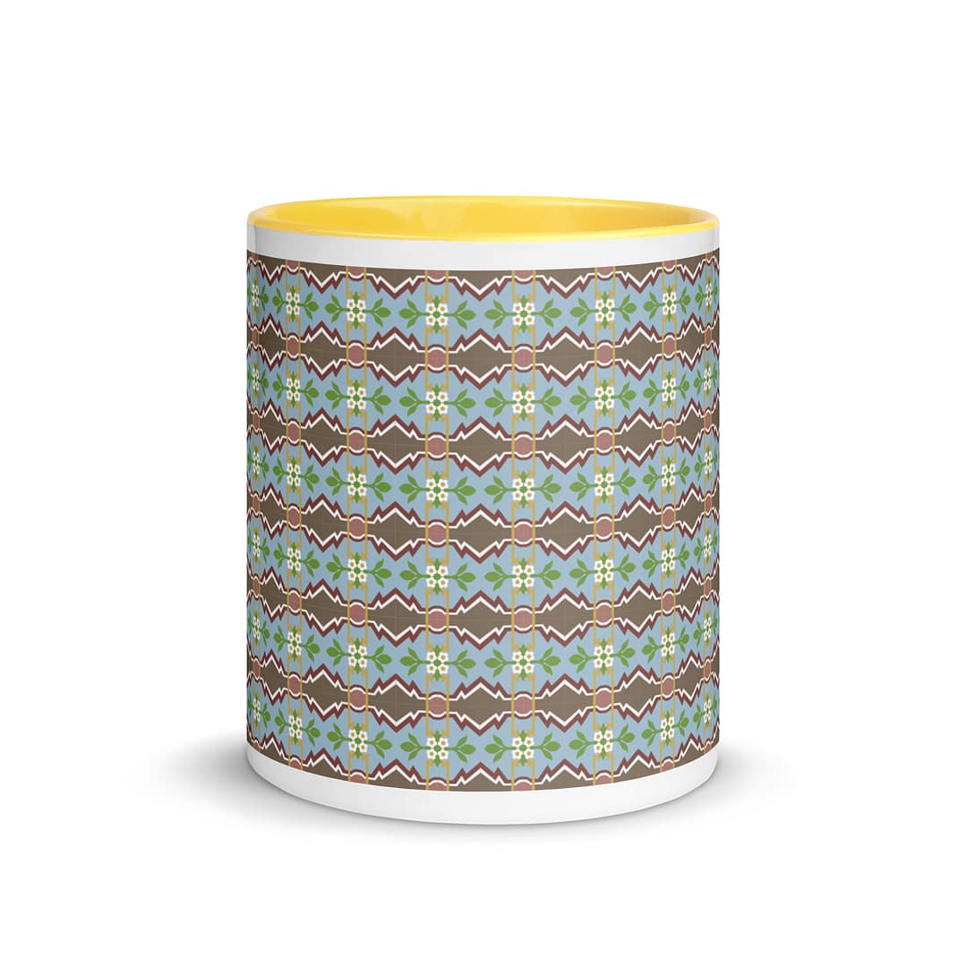 Zigzag Tile Mug with Color Inside - Image 17