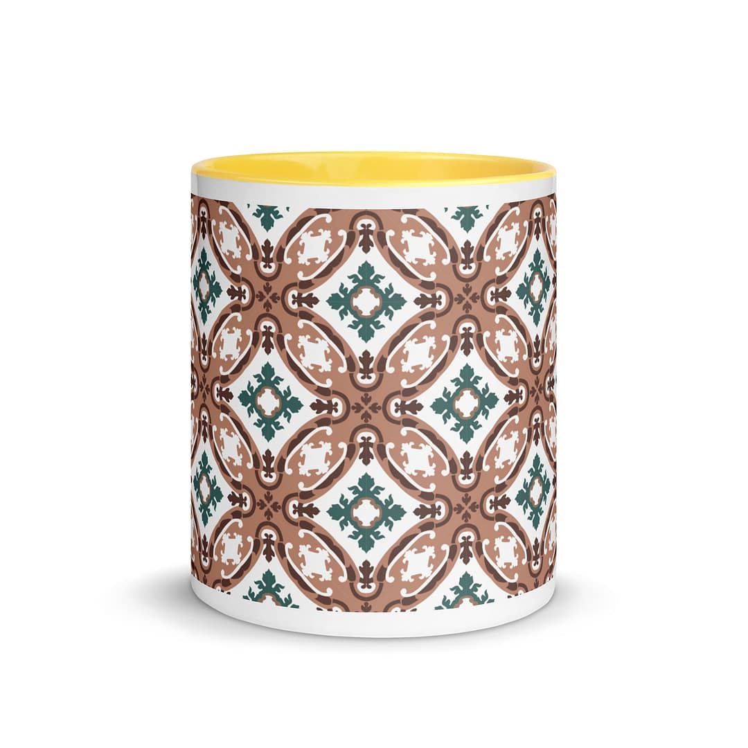 Attard Tile Mug with Color Inside