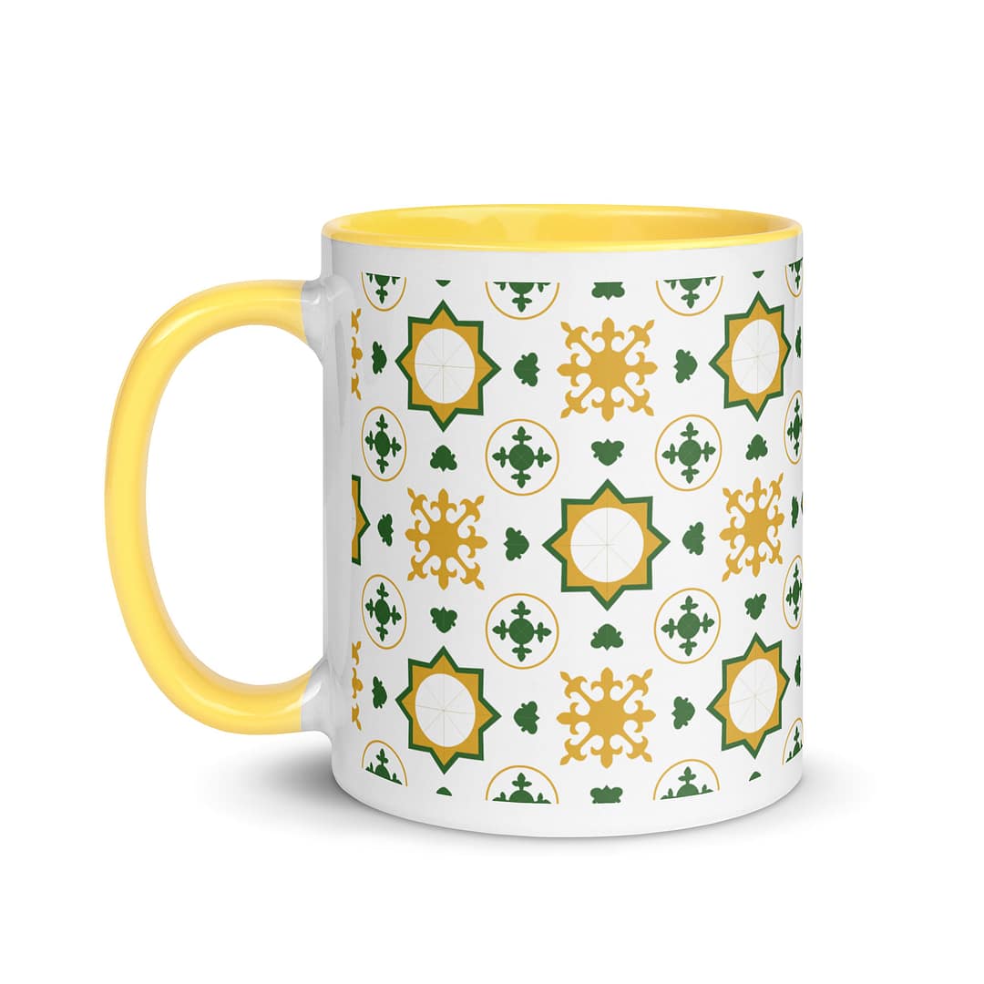 Nanna Bugia Tile Mug with Color Inside - Image 18