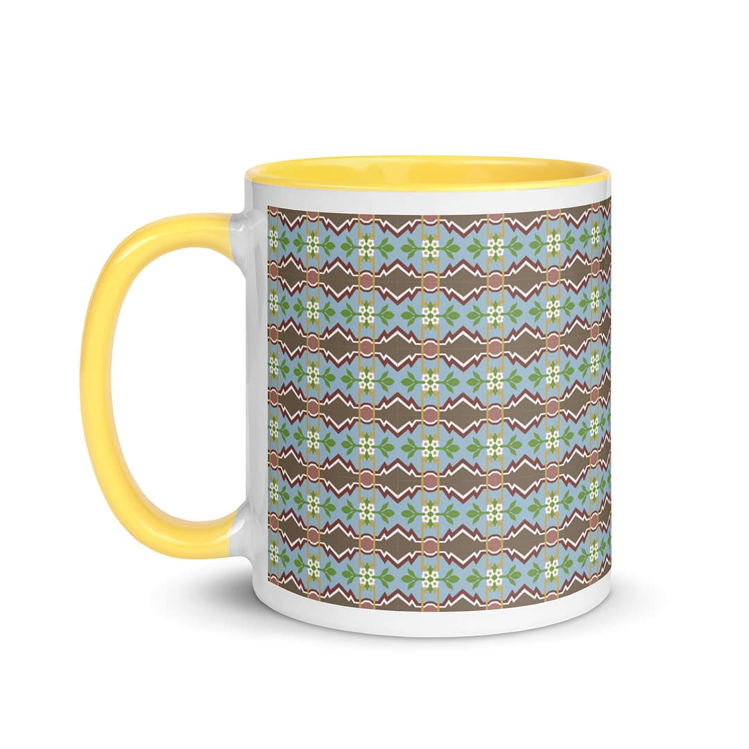 Zigzag Tile Mug with Color Inside - Image 18