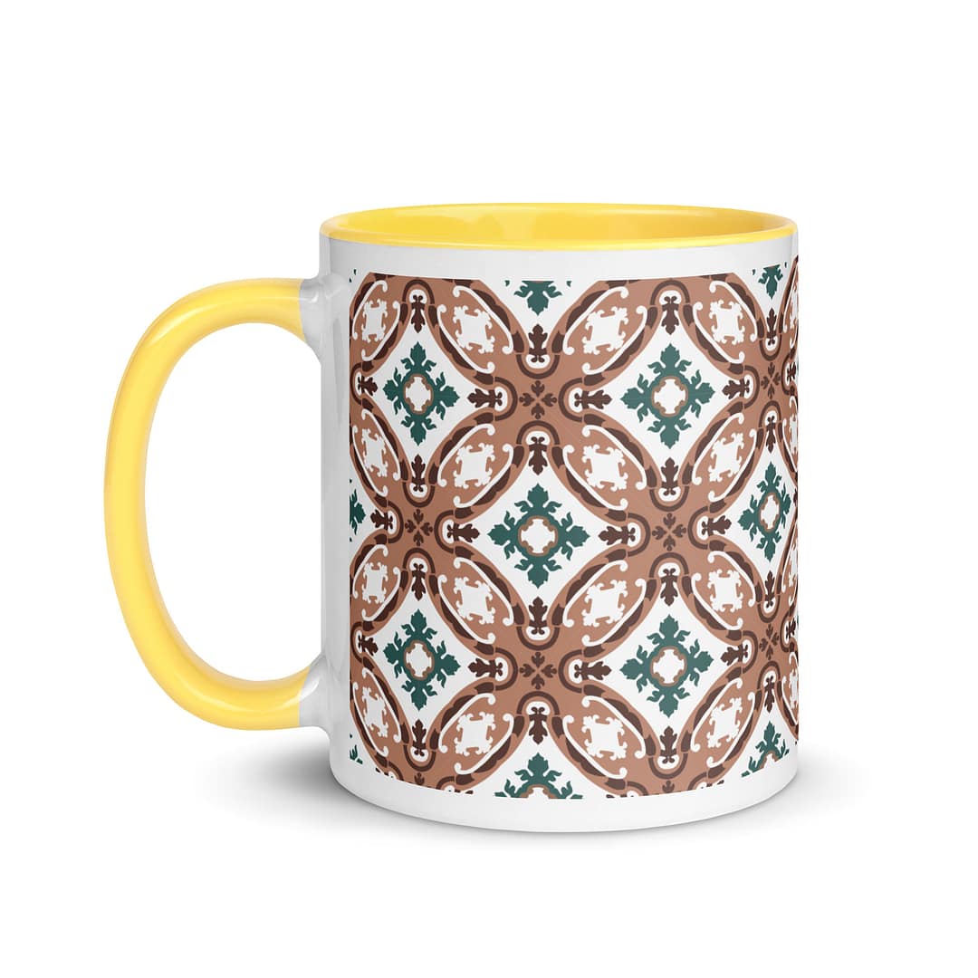 Attard Tile Mug with Color Inside - Image 18