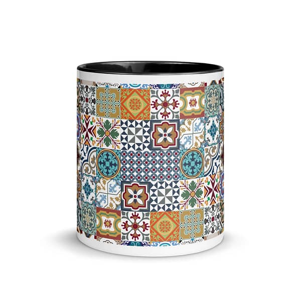 New Mix Tile Mug with Color Inside - Image 3