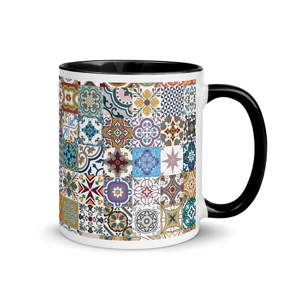 New Mix Tile Mug with Color Inside - Image 2