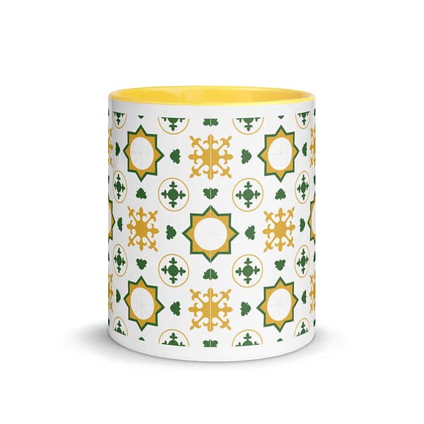 Nanna Bugia Tile Mug with Color Inside