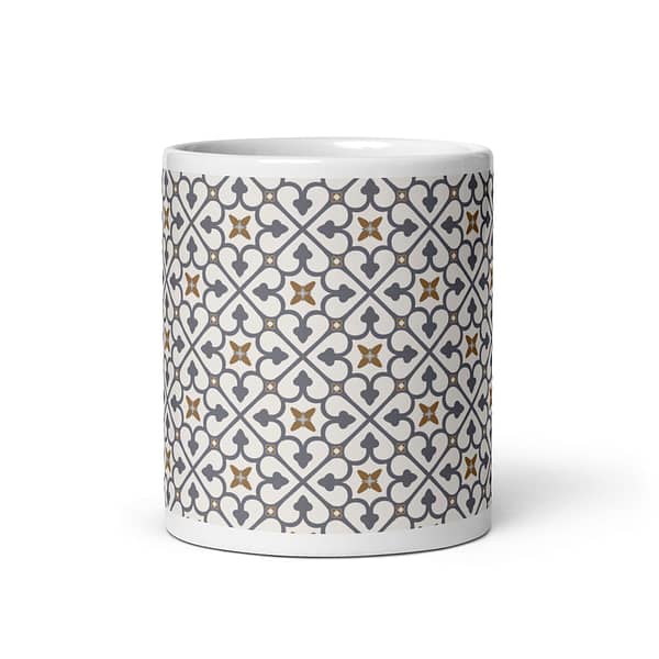 Grey Cross Nanna's Kitchen White glossy mug - Image 3