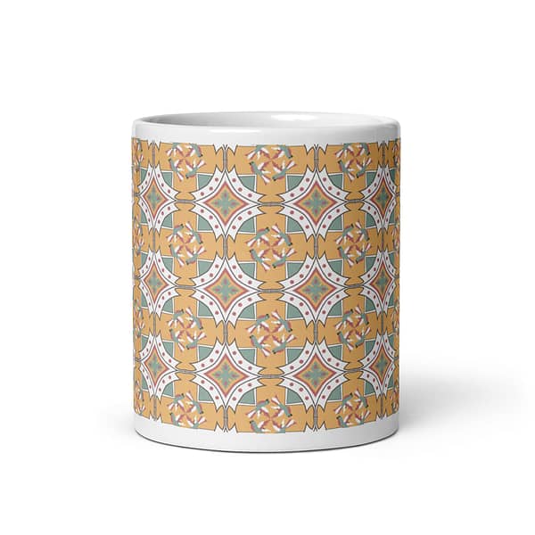 Maltese Bird Nanna's Kitchen White glossy mug - Image 3