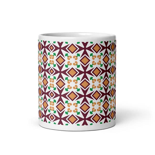 Malta Cross Nanna's Kitchen White glossy mug - Image 3