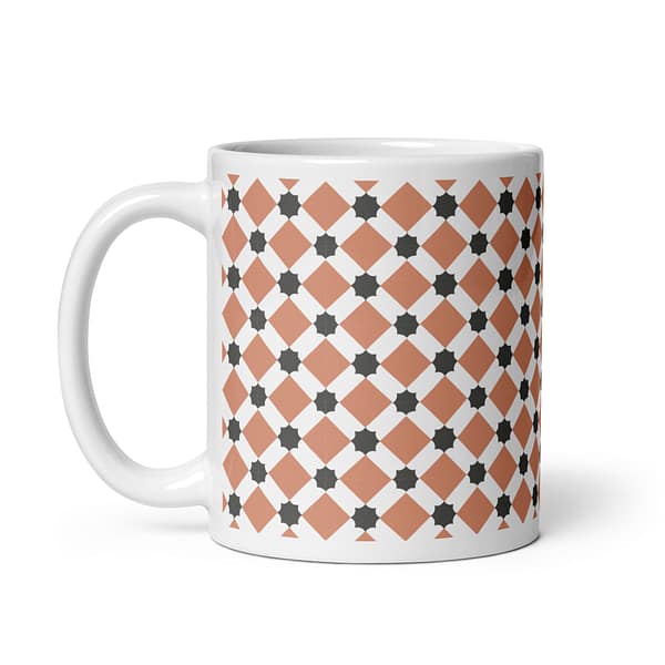 Pink Diamond Nanna's Kitchen White glossy mug - Image 2