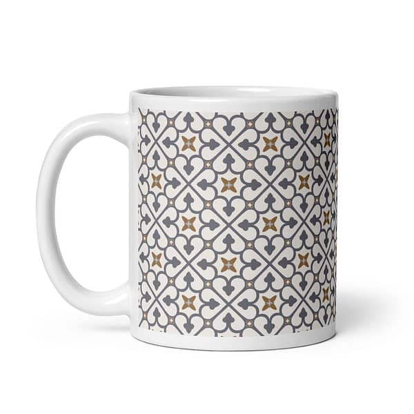 Grey Cross Nanna's Kitchen White glossy mug - Image 2