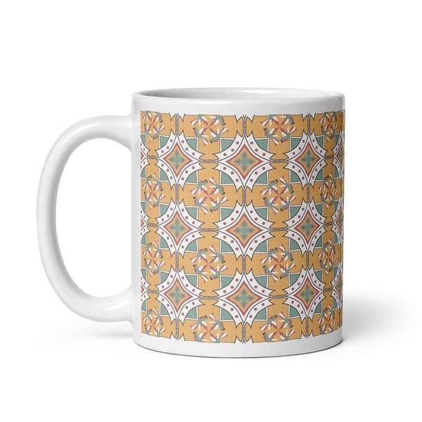 Maltese Bird Nanna's Kitchen White glossy mug - Image 2