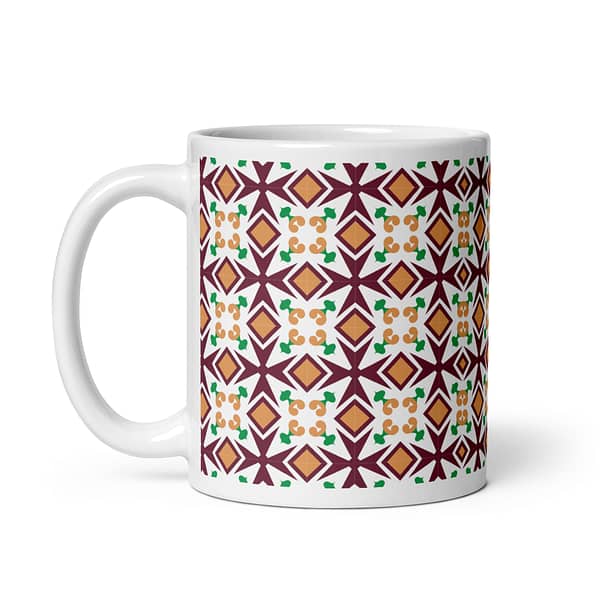 Malta Cross Nanna's Kitchen White glossy mug - Image 2