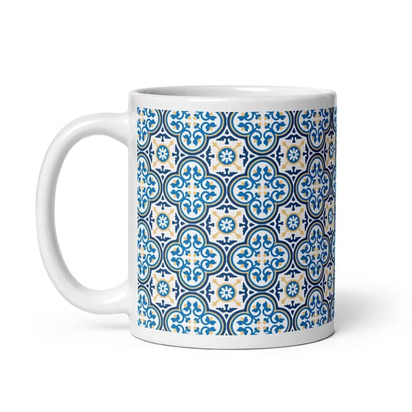 Nanna Blue Nanna's Kitchen White glossy mug - Image 2